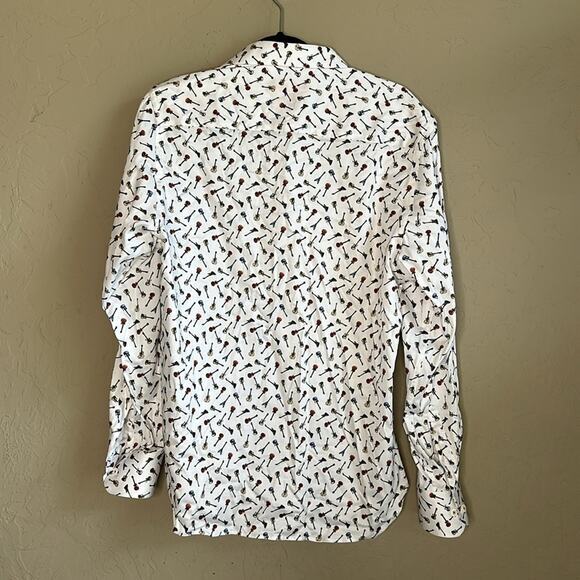 Visconti men’s guitar button down shirt size medium - Picture 6 of 6